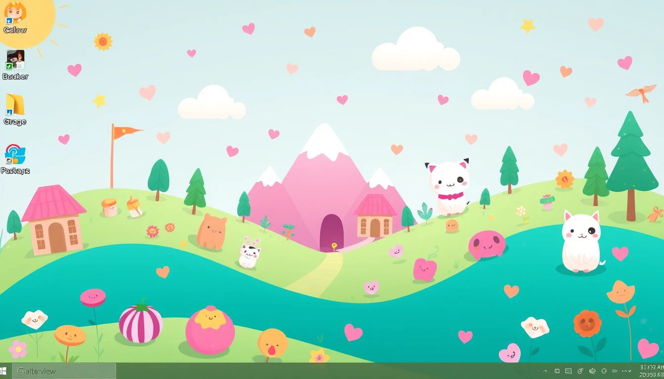 Kawaii Desktop Background