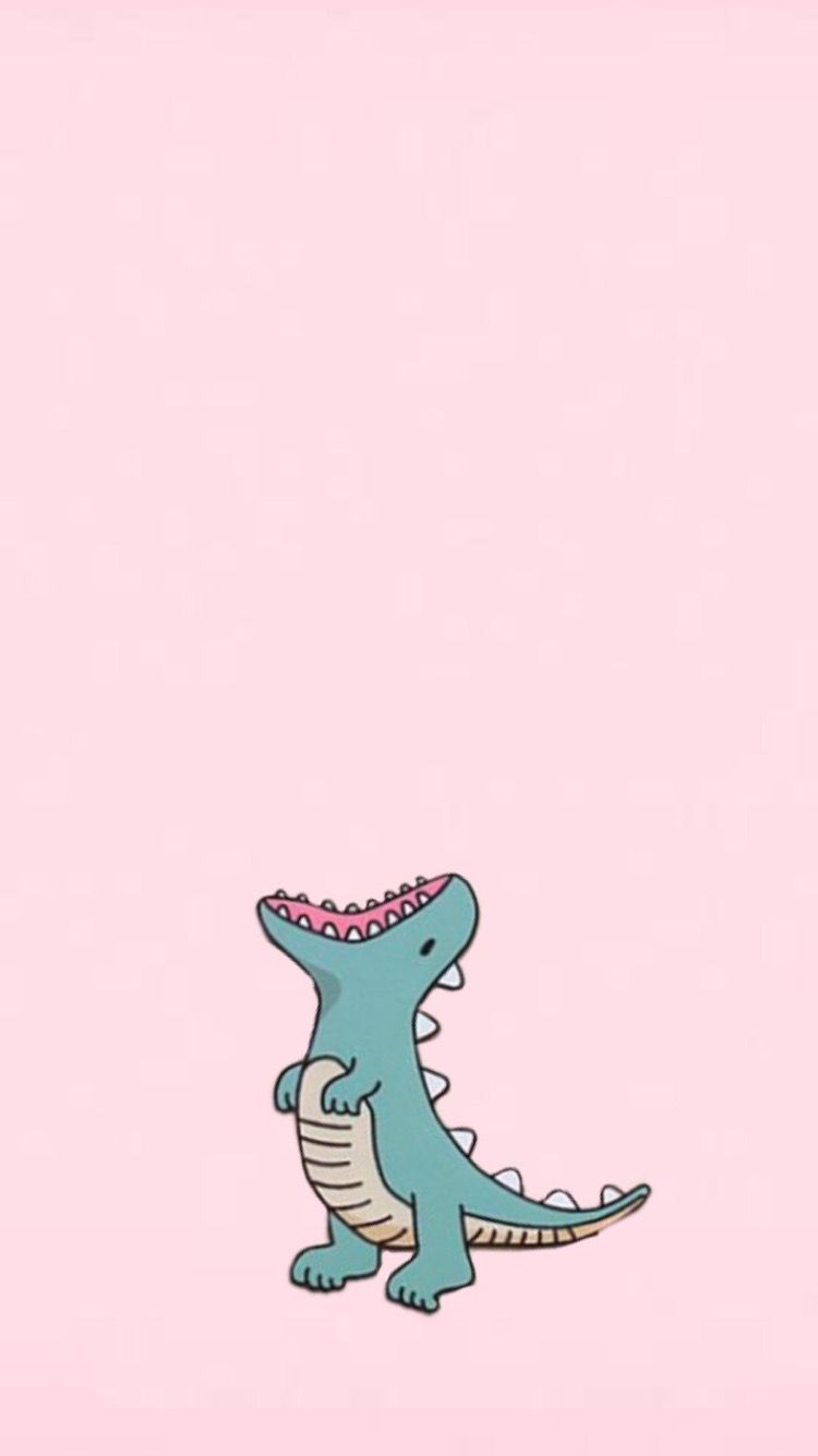 Cartoon Dinosaur iPhone Wallpaper
