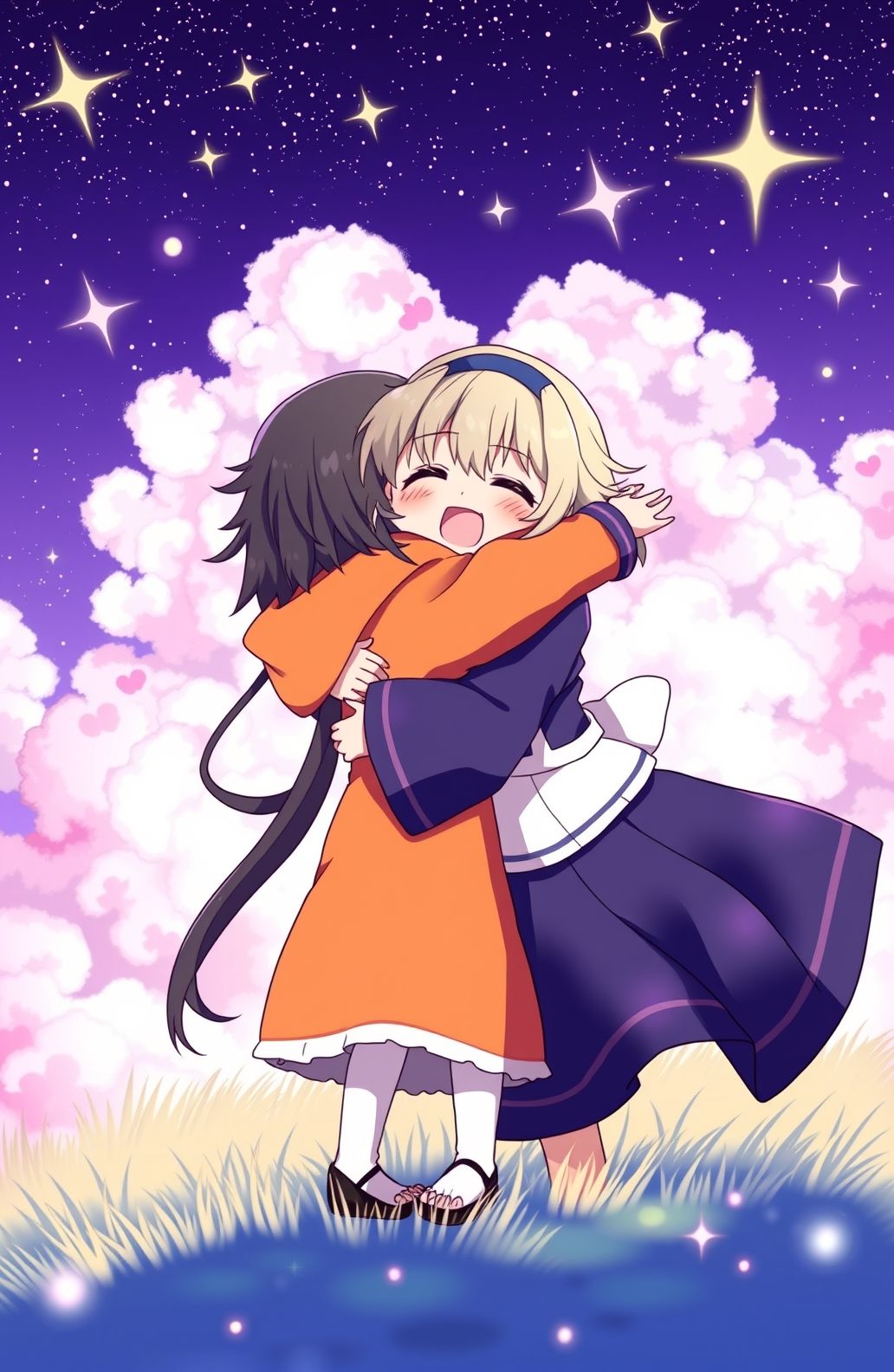Anime Hug Wallpaper