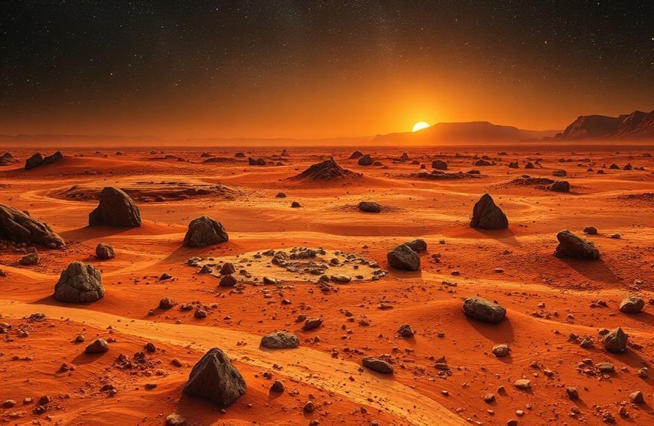 Mars Surface Wallpaper