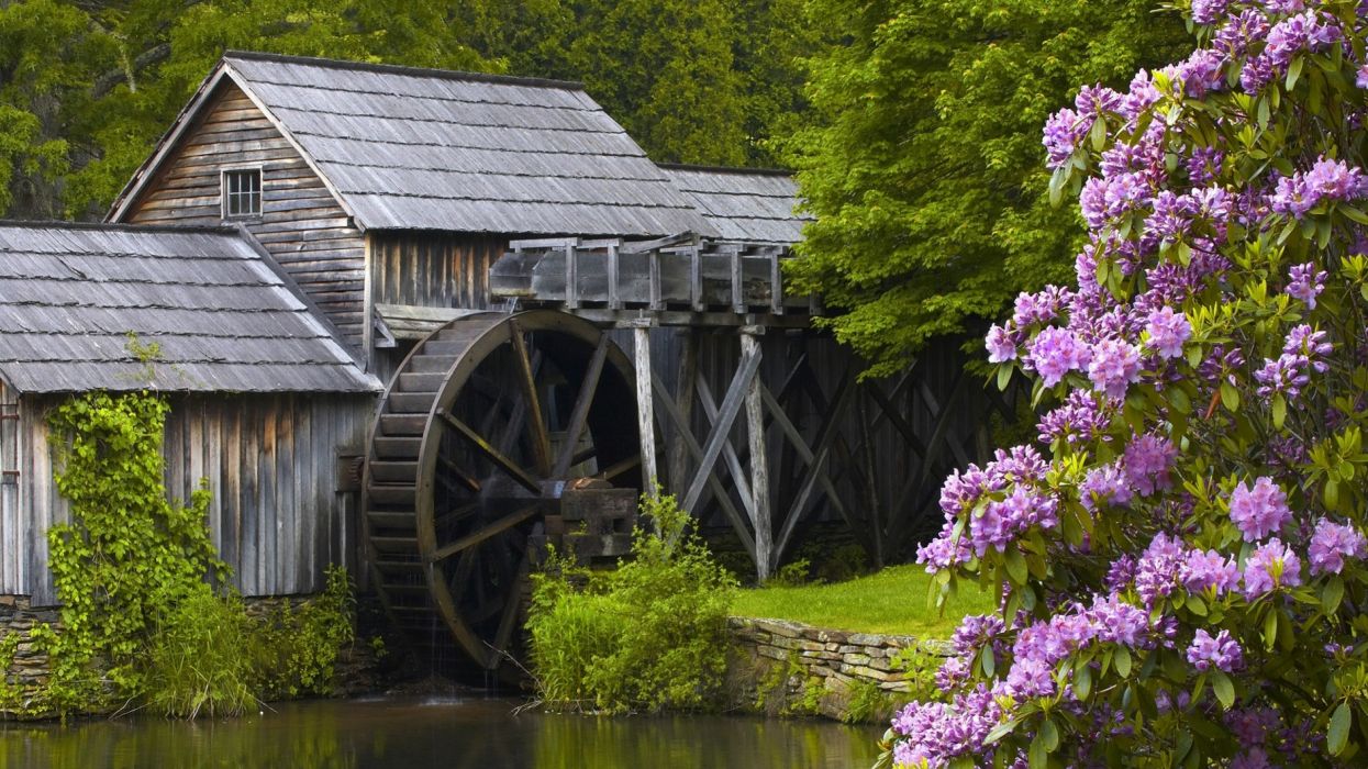 Water Mill Wallpaper