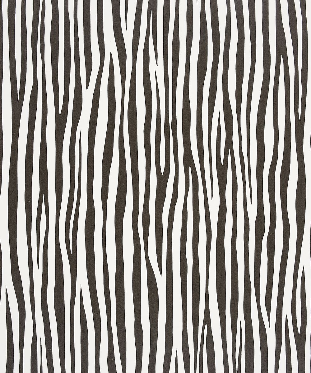 Decowunder Wallpaper Non Woven With Zebra Pattern