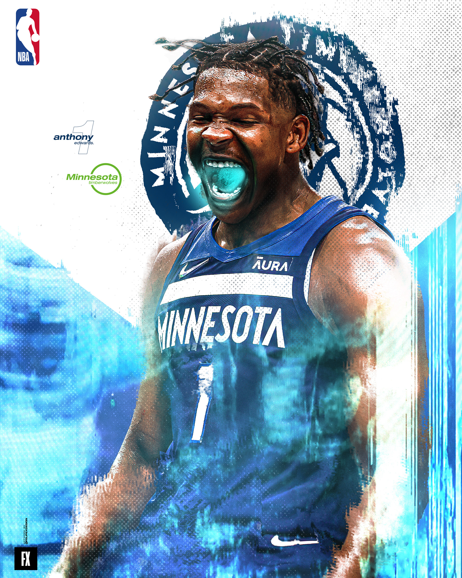🔥 Download Anthony Edwards Minnesota Timberwolves by dhardy27