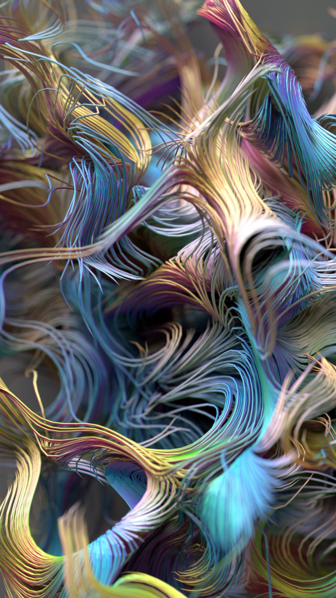 Wallpaper Abstract iPhone 4k 5k Lines 3d Os