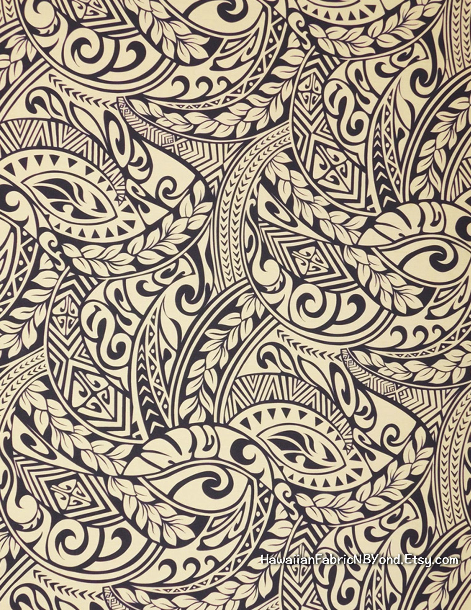 Polynesian Tribal Wallpaper