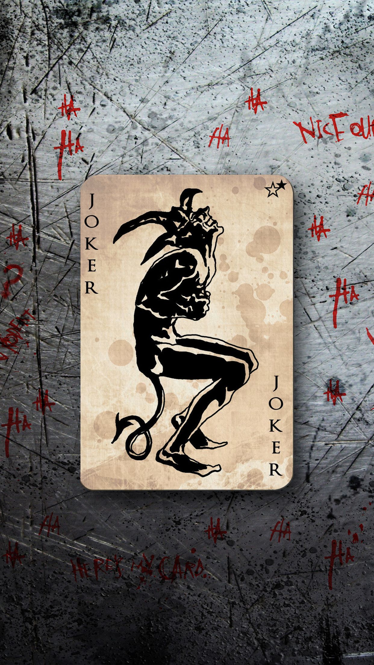 Joker Card iPhone 3wallpaper Parallax Les Wallpaper