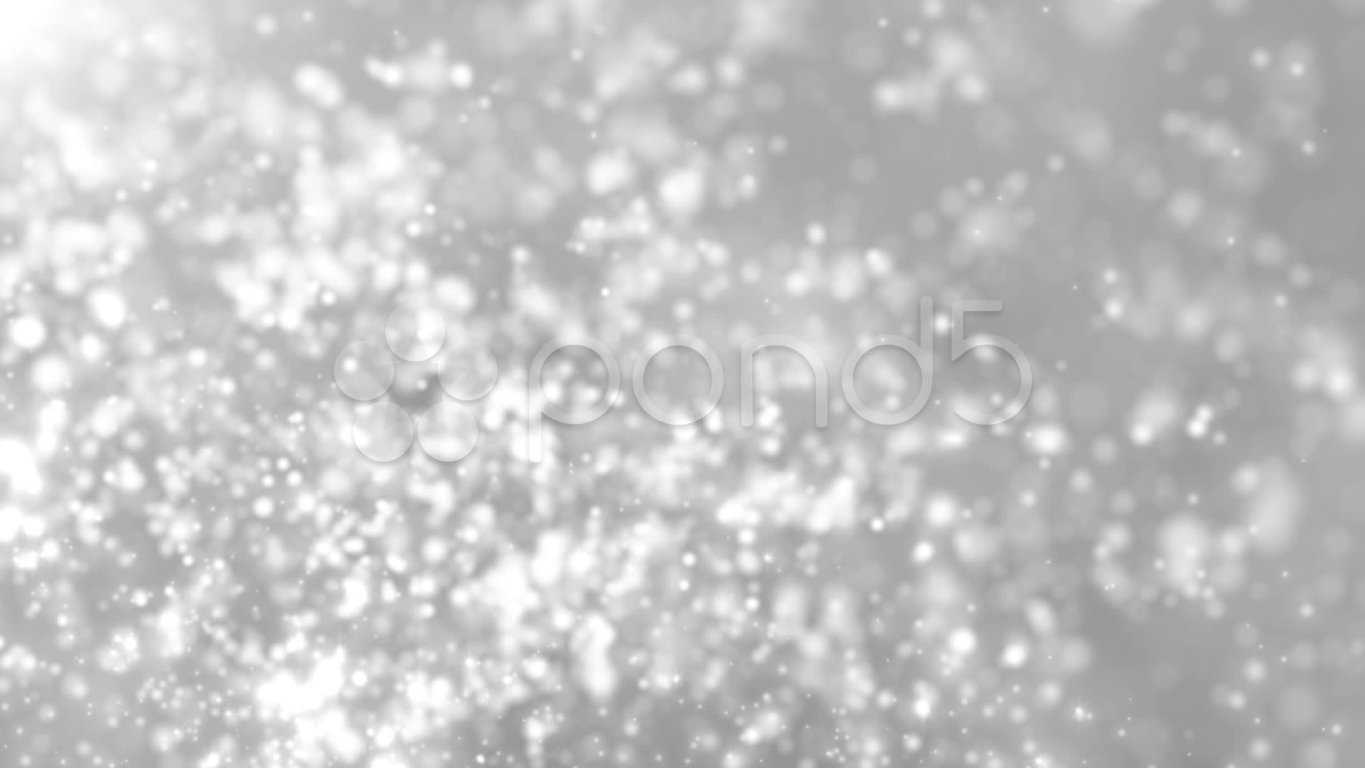 Silver Glitter Winter Christmas Background Stock Video HD