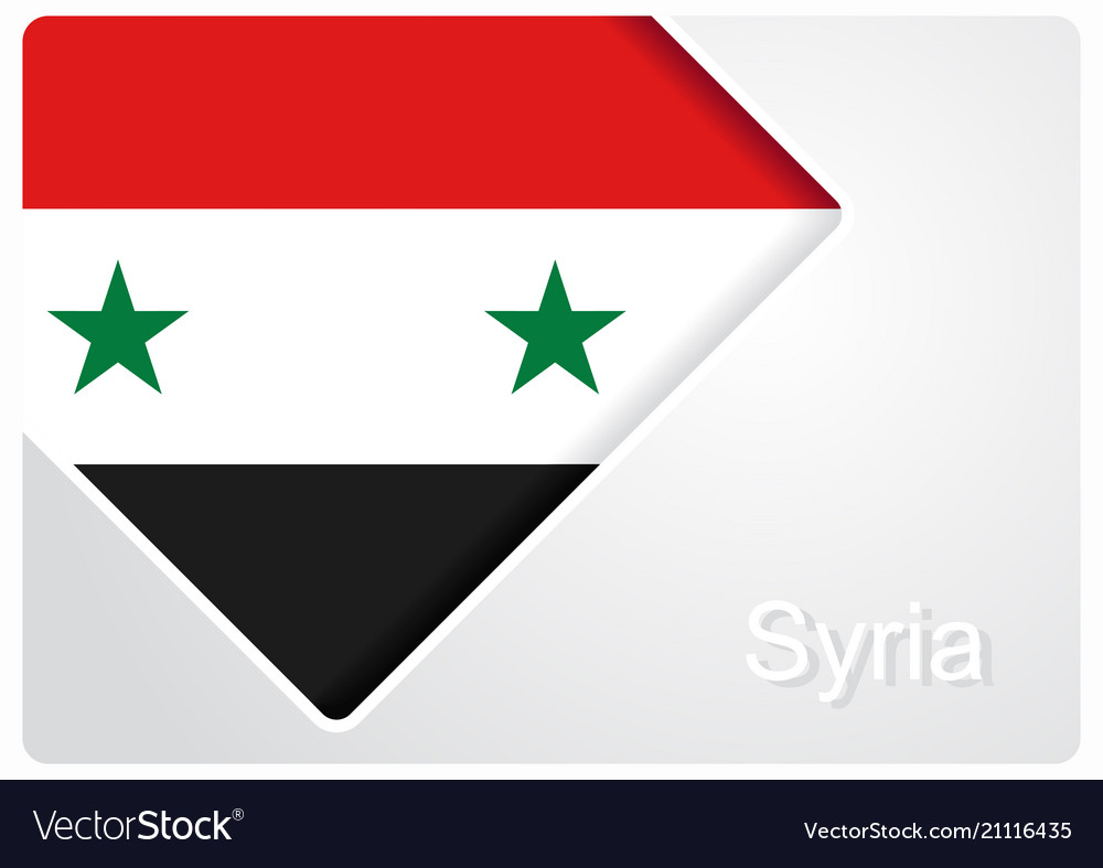 Syrian Flag Design Background Royalty Vector Image