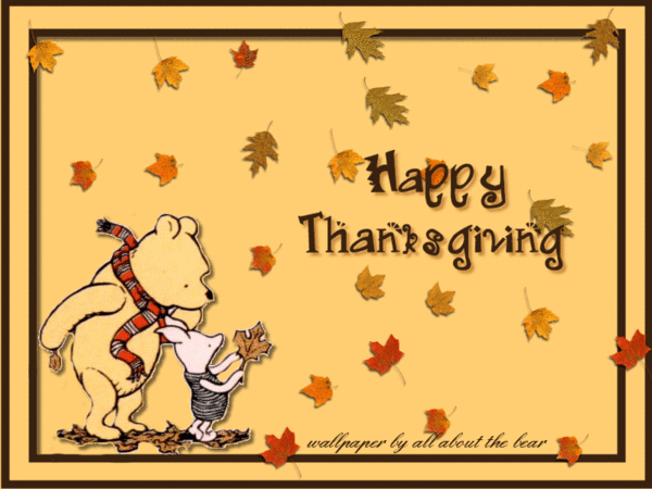 Gallery For Winnie The Pooh Thanksgiving Wallpaper