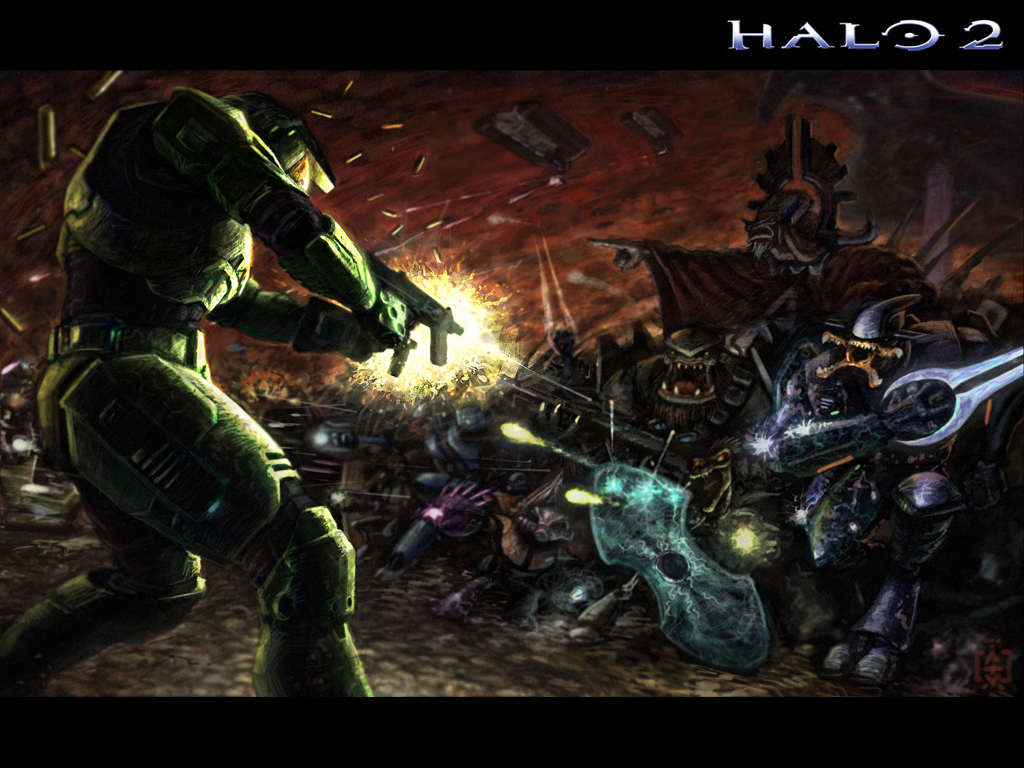 Halo 2 Wallpaper by VegasMike on