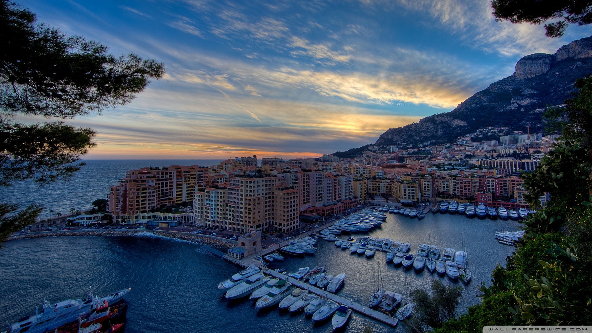 Monte Carlo Harbour 4k HD Desktop Wallpaper For Ultra Tv