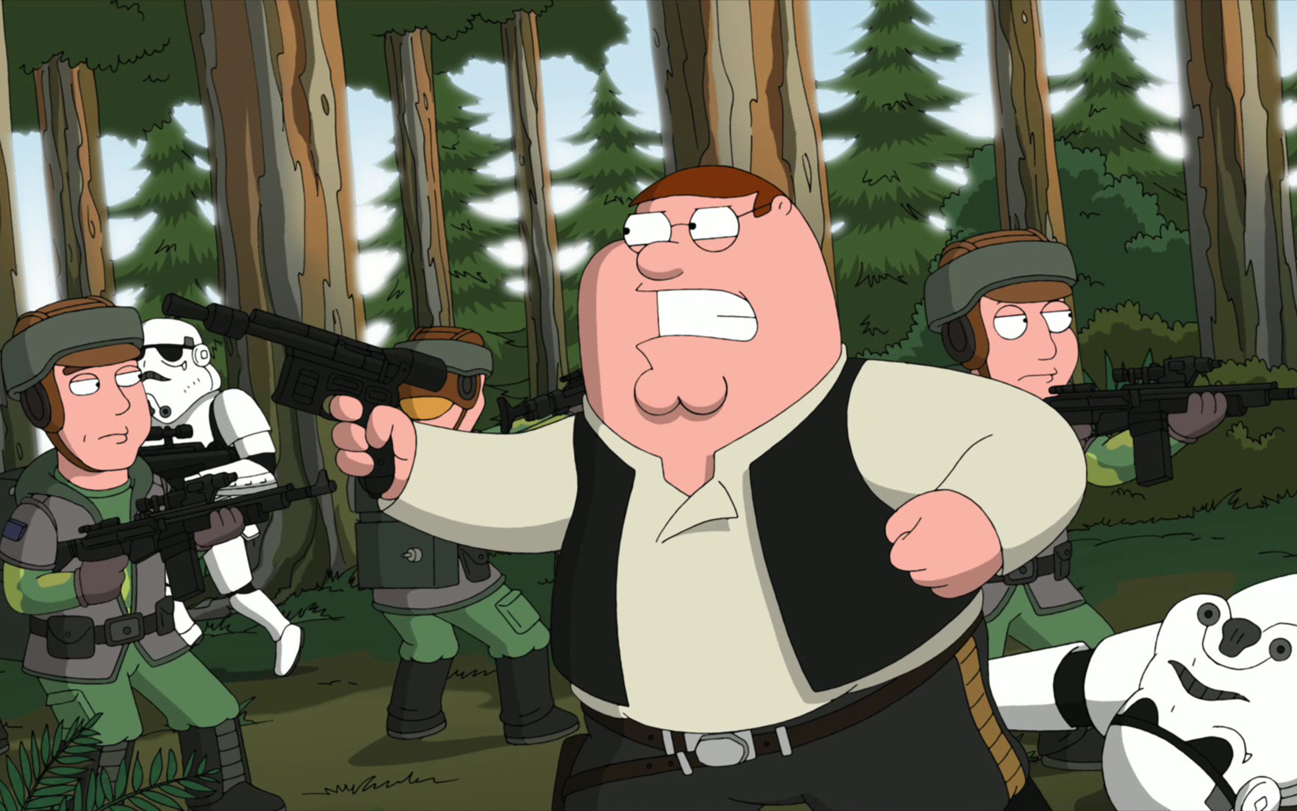 Family Guy Star Wars T Wallpaper
