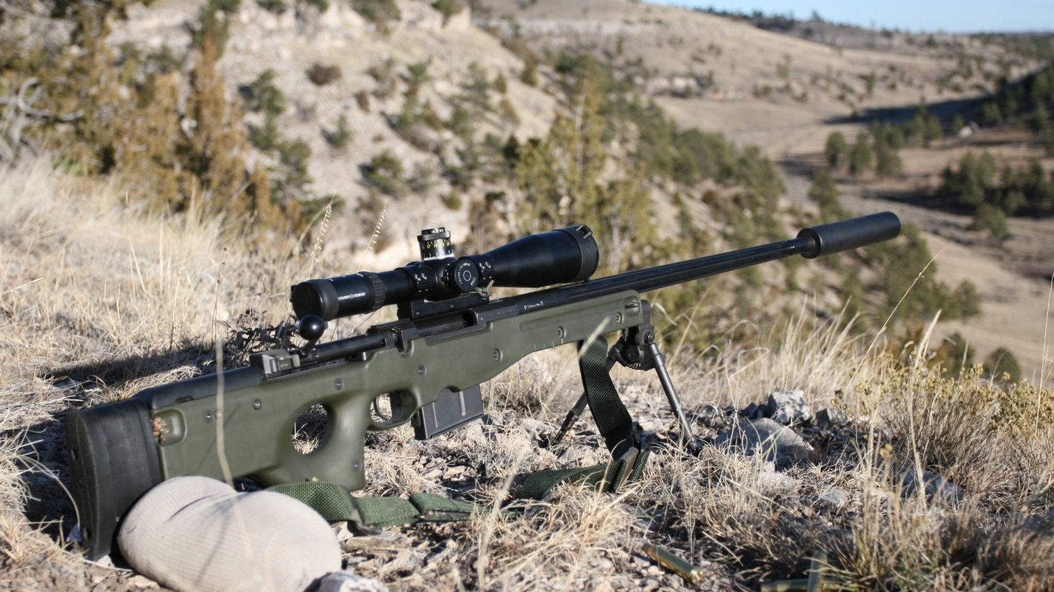 Weapons Wallpaper L96 Rifle Sniper Optics Optical