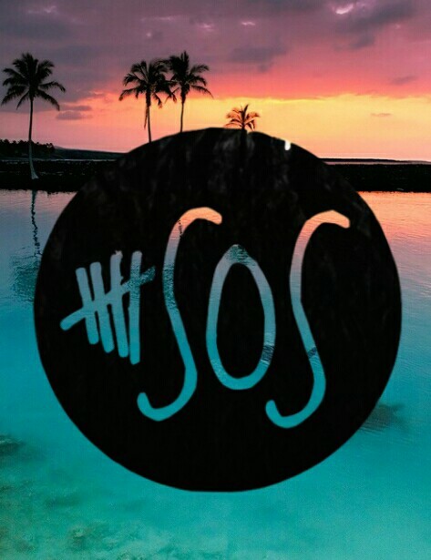 5sos iPhone Background Wallpaper Logo Picture Pictures