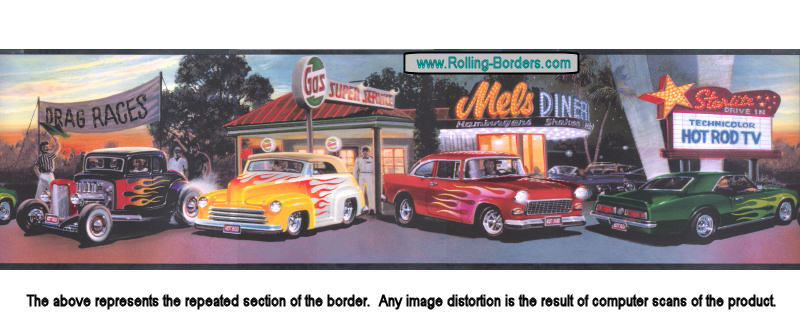 Rolling Borders Automotive Wallpaper