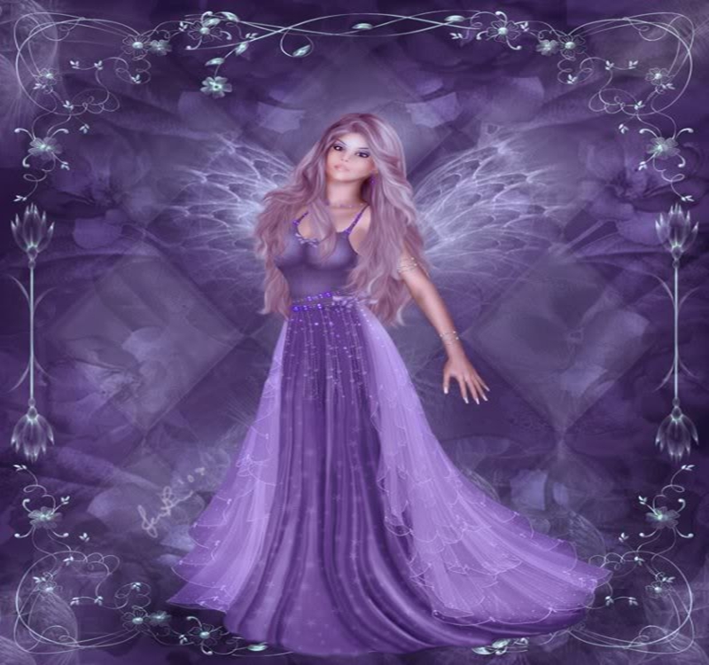 Purple Fairy Wallpaper