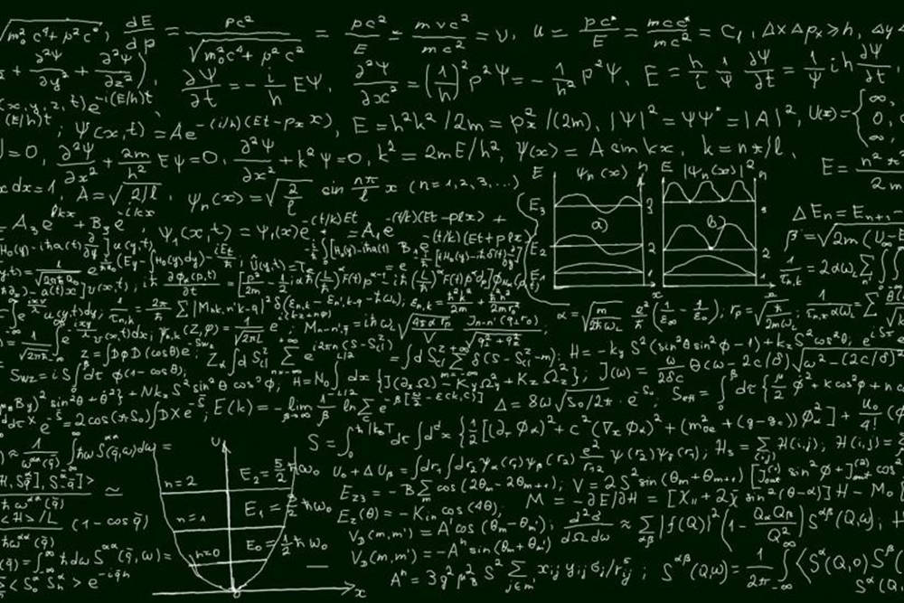 Mathematics Written Equations And Numbers 0gjyr5sivb99v941 Wallpaper