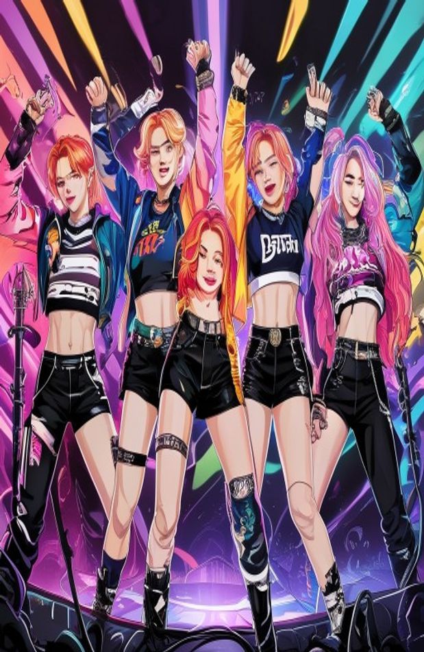 Bts And Blackpink Anime Wallpaper