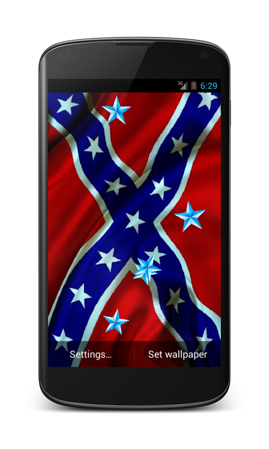 Rebel Flag Live Wallpaper   screenshot 539x900
