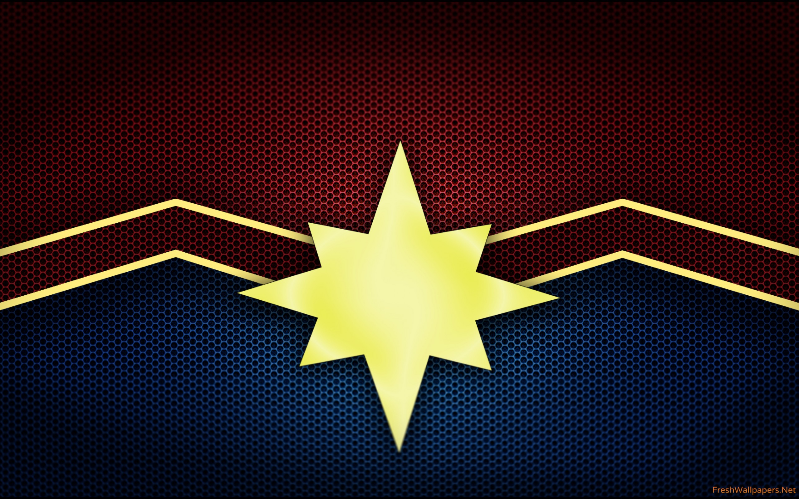 Captain Marvel Logo wallpapers Freshwallpapers
