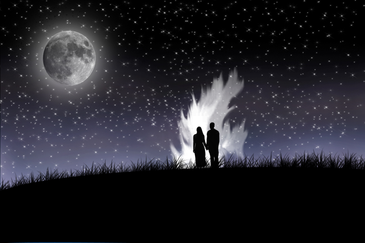 Lovers In Midnight Wallpaper HD
