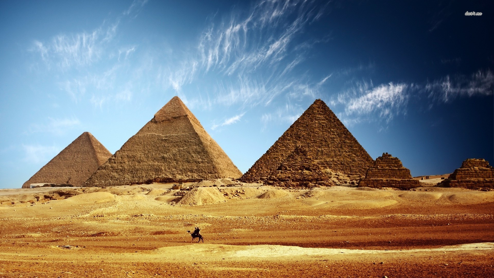 Egypt In The Space, fantasty, peramids, HD wallpaper | Peakpx