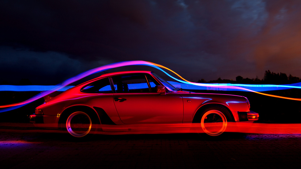 Your Ridiculously Luminous Porsche Wallpaper Is Here