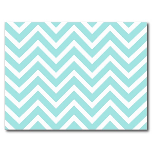 Teal And White Background Vintage Chevron