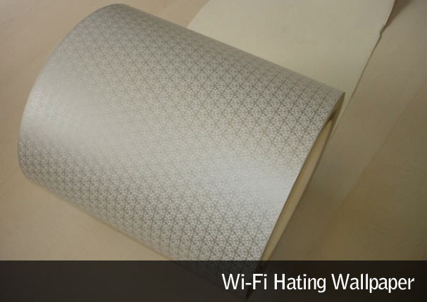 Wi Fi Blocking Wallpaper Keeps Your Signal In Intruders Out