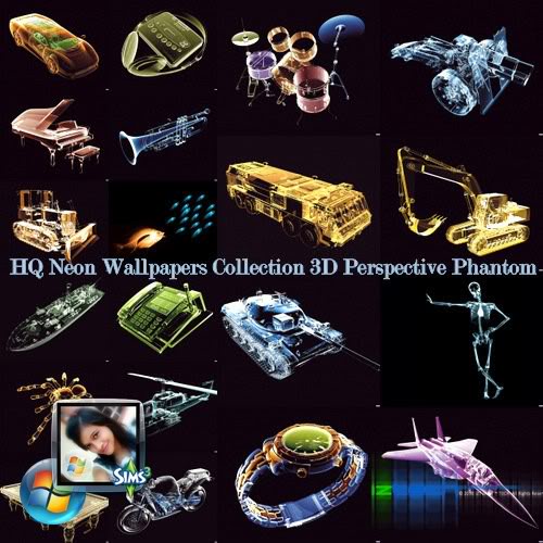 Hq Neon Wallpaper Collection 3d Perspective Phantom New