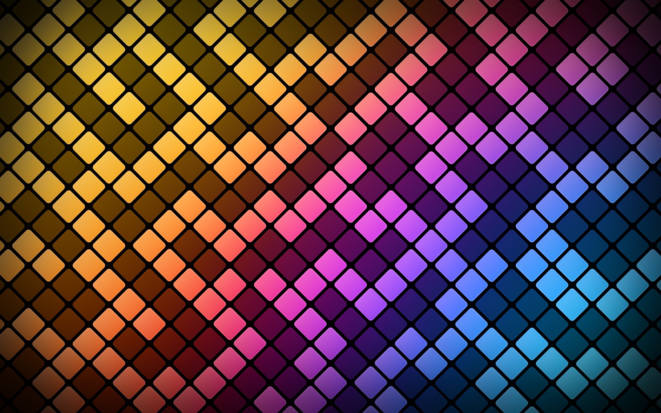 Colorful Pattern Abstract Square Digital Art Lines Wallpaper HD