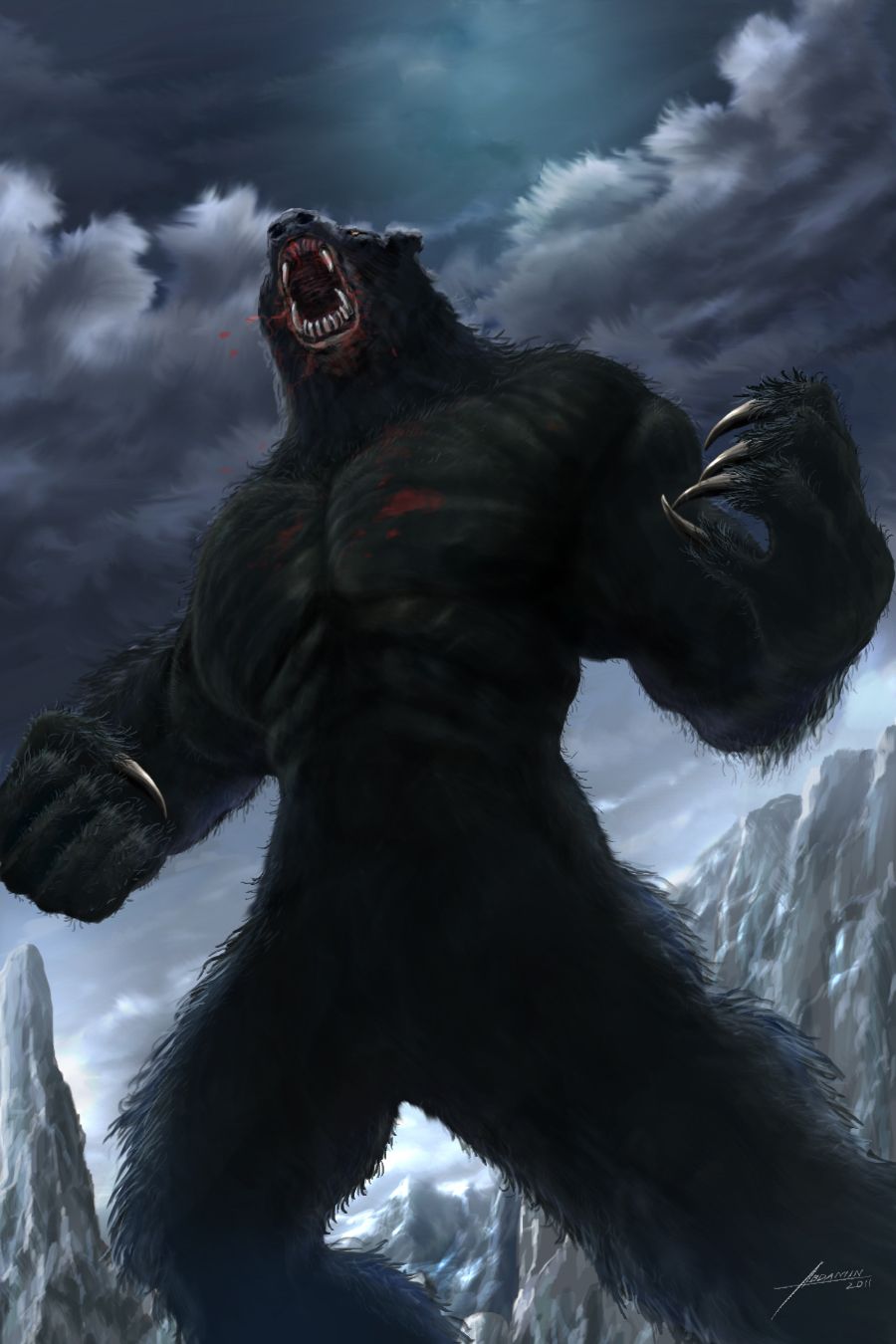 Werebear Monsters Fantasy Creatures Werewolf Mythological