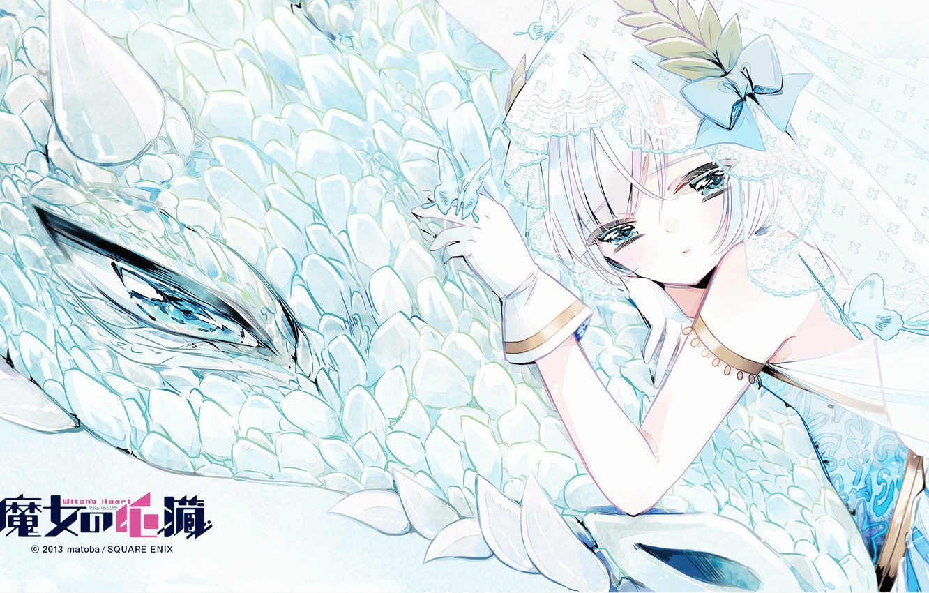Wallpaper Butterfly Dragon Scales Gloves Blue Eyes The Bride