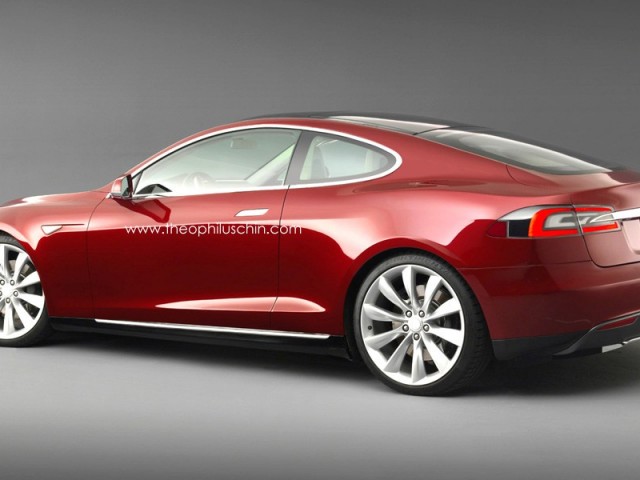 Tesla Model S Coupe Car Wallpaper HD