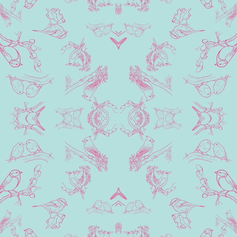 Turquoise And Pink Wallpaper Rrrbird Ai