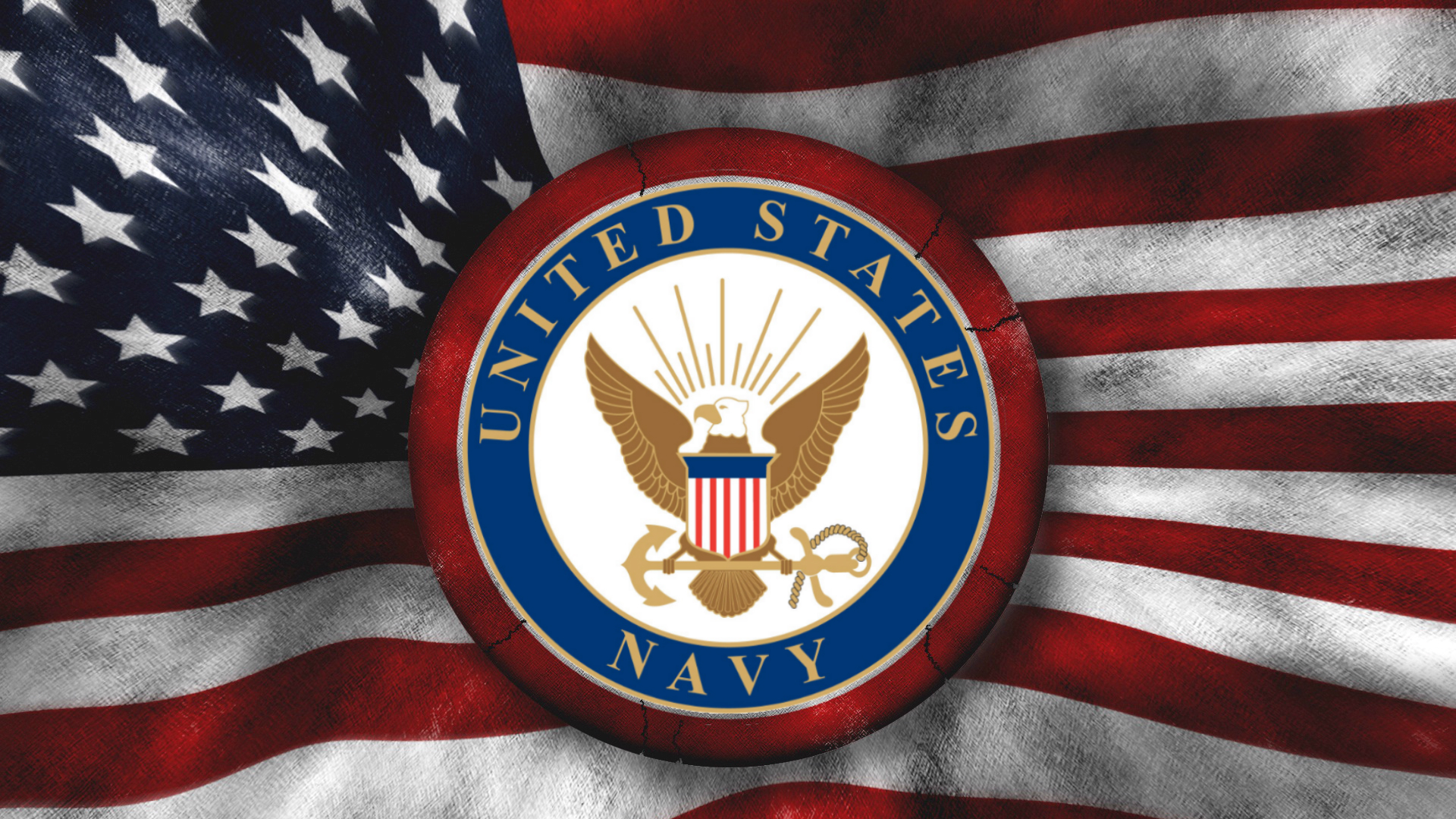Navy Usa Flag Widescreen Wallpaper
