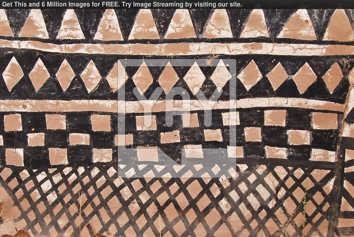 African Print Wallpaper Wall With Tribal