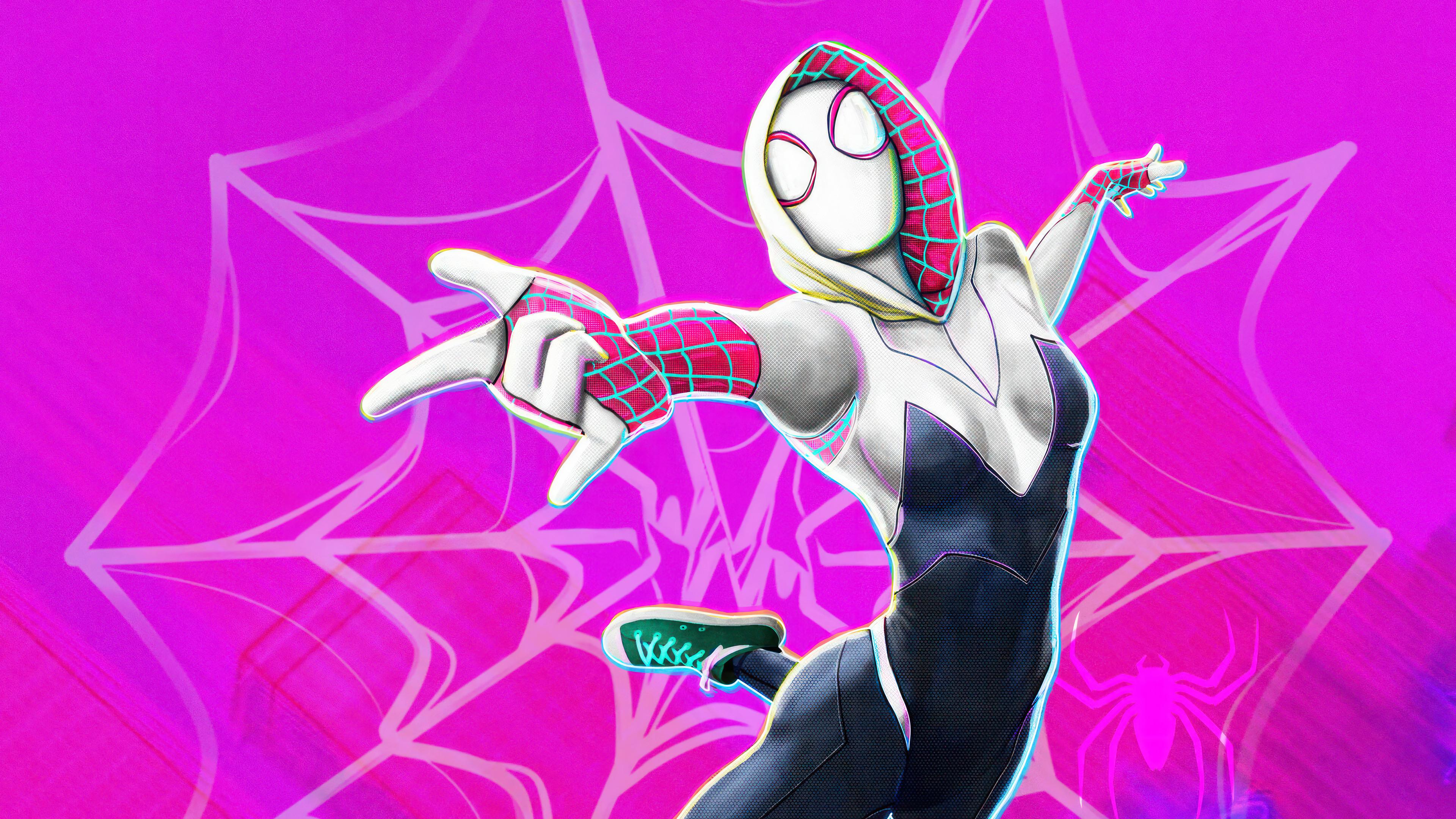 Spider Man Across The Verse Gwen 4k Wallpaper