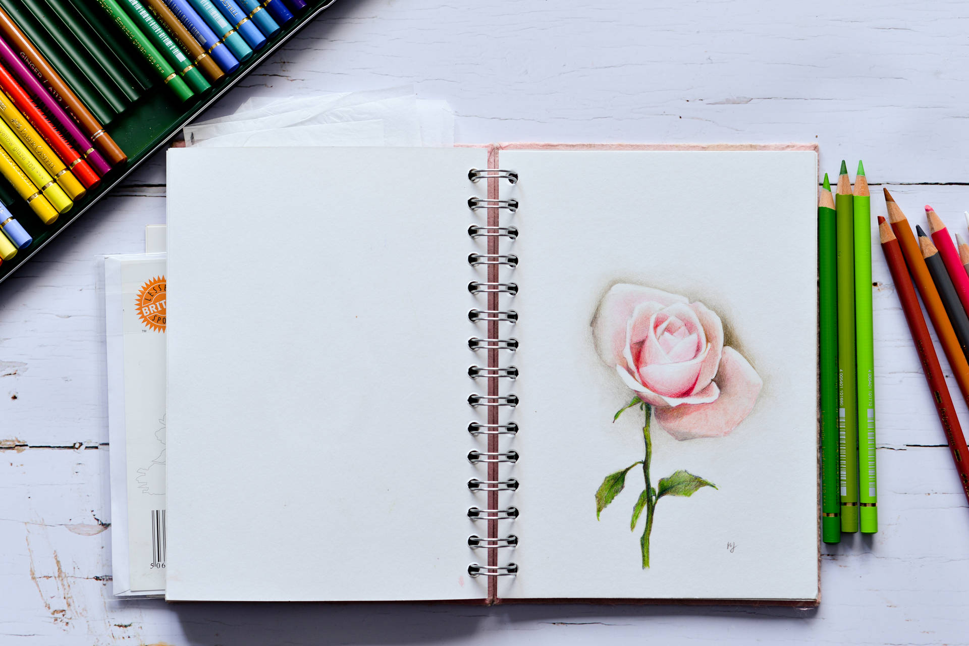 Pencil Drawing Background S Wallpaper