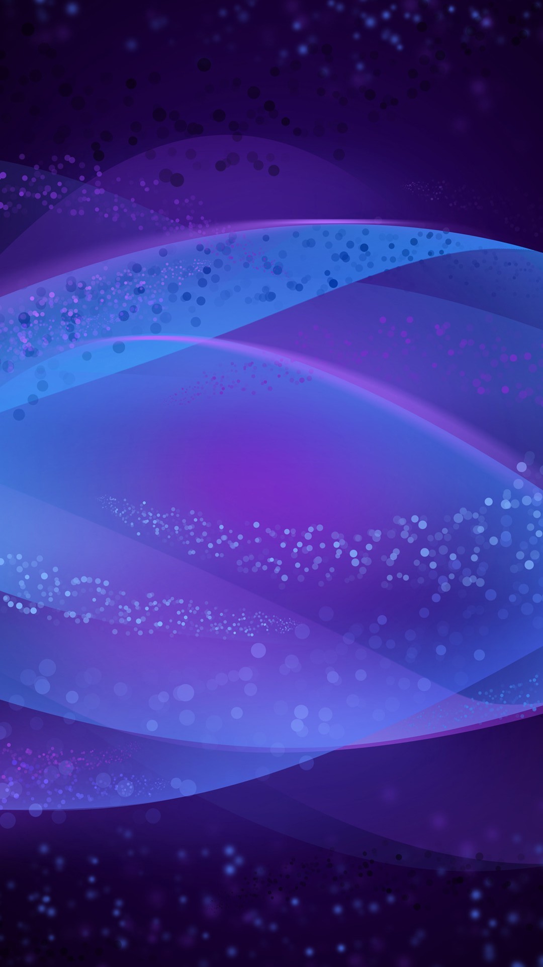 Blue Glitter Wallpaper