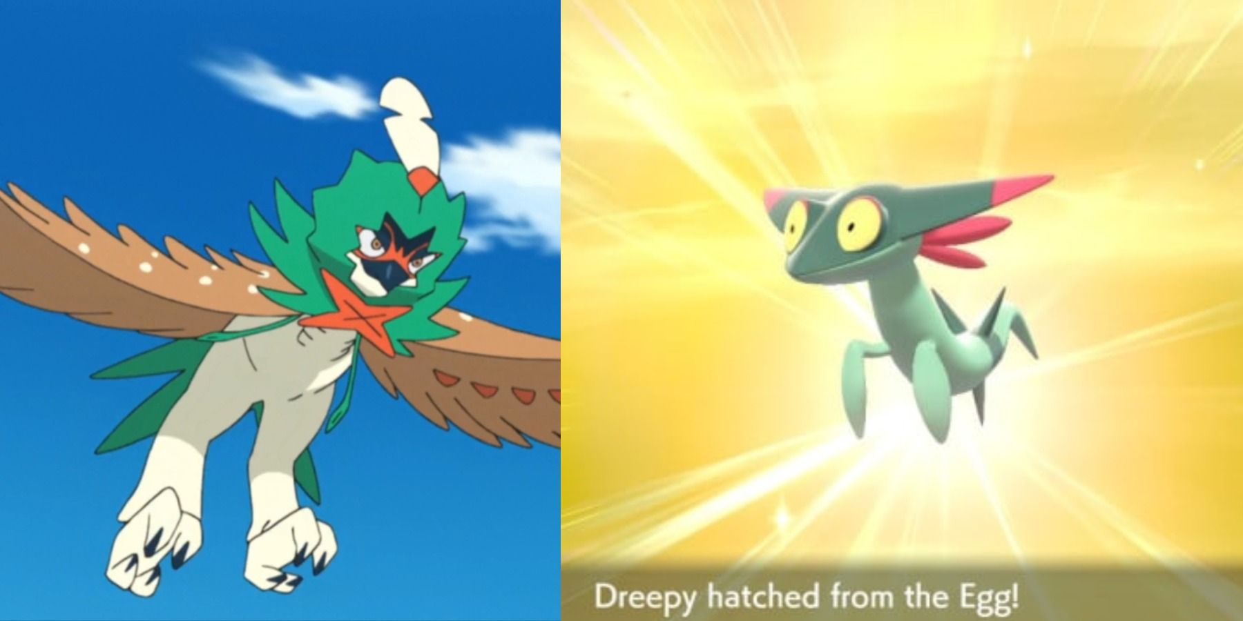 Pokemon Featured Dedicudeye And Dreepy Wallpaper
