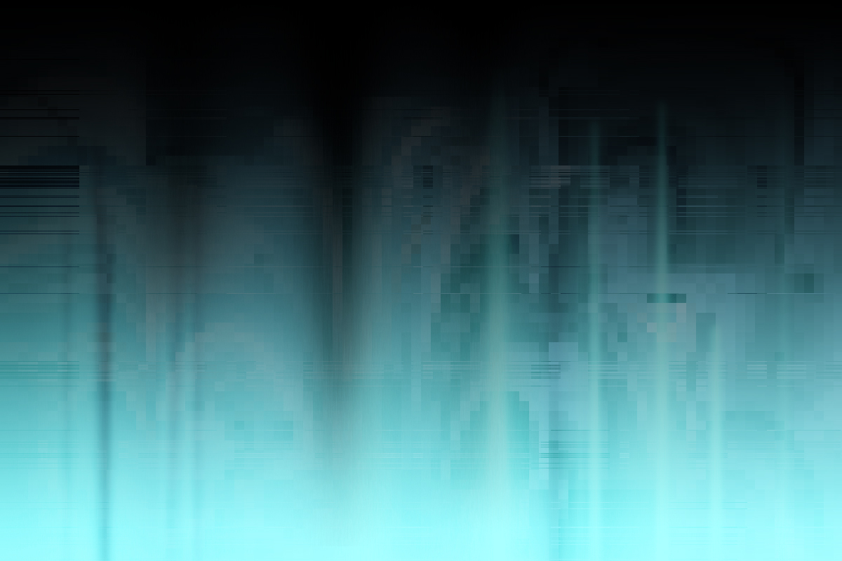 Cyan Glitch Background by fasterflame21 on