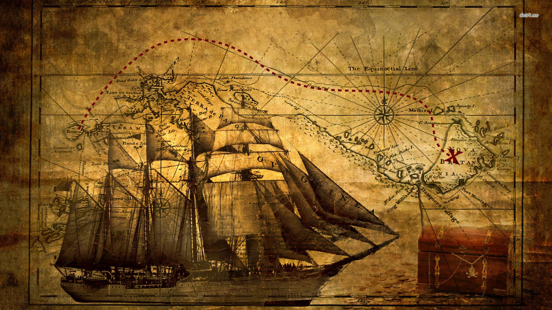 Related Pictures Pirate Ship Sailing Wallpaper Background