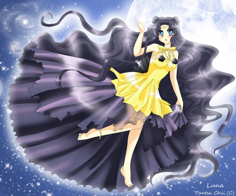 Sailor Moon Human Luna By Pantsu Chii