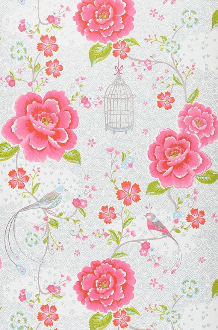 Amina Fabric Patterns Wallpaper Designer Floral