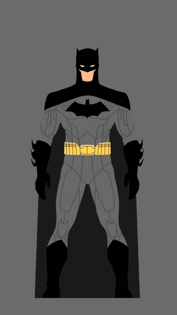 Dark Knight Minimal Dc Superhero Batman Wallpaper