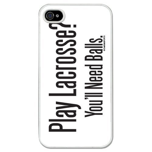 Lacrosse iPhone Case Play You Ll Need Balls White Background