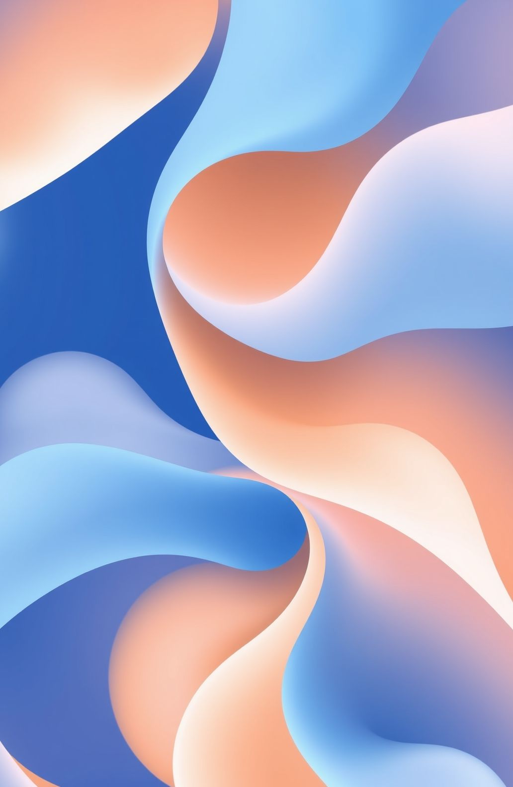 Abstract White Blue Wallpaper