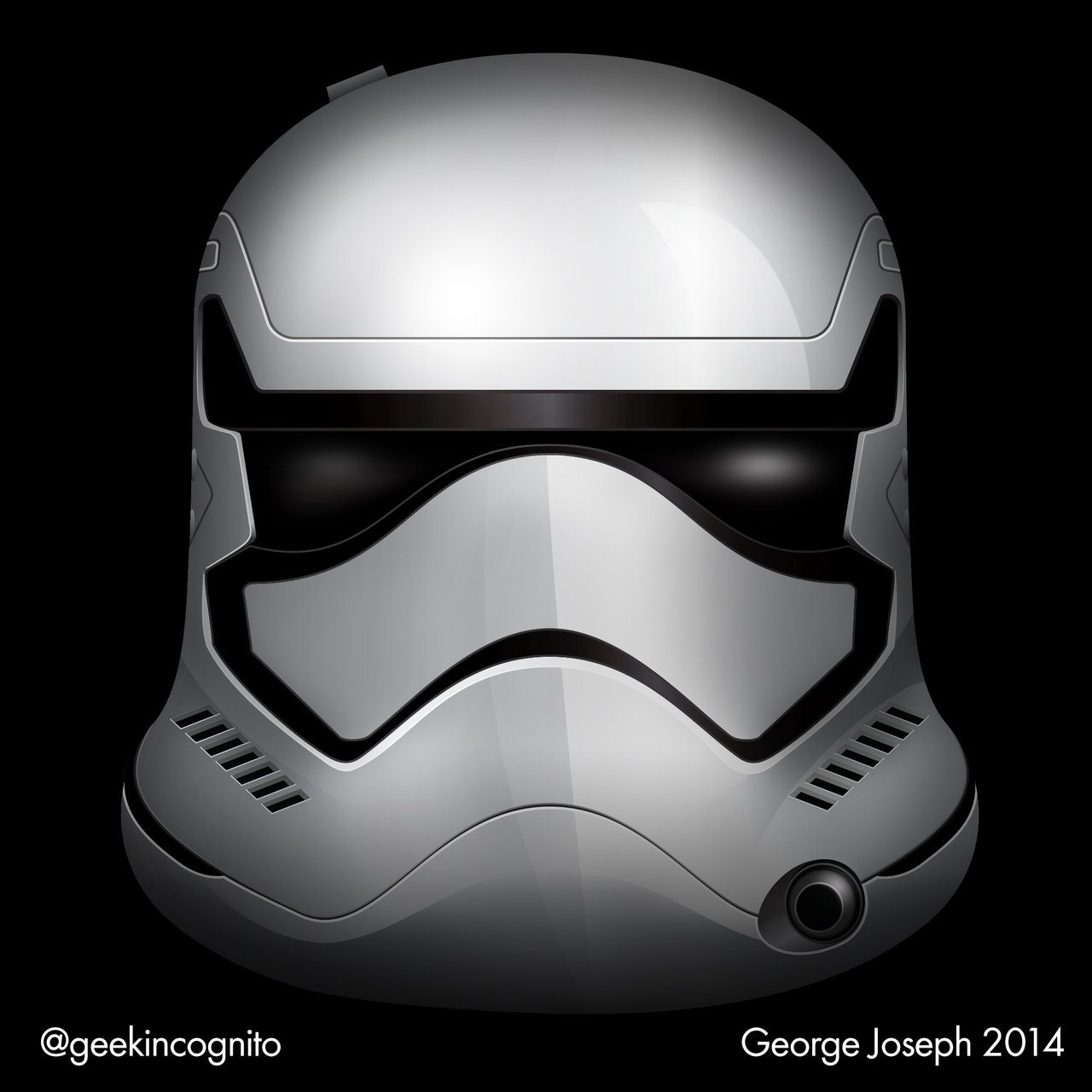 Episode 7 Stormtrooper   Vector by Geekincognito on