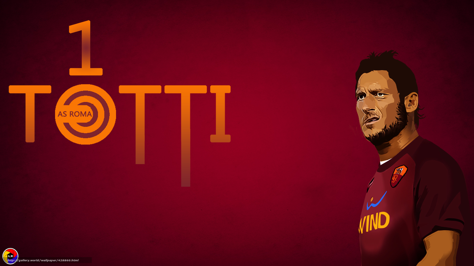 Wallpaper Totti Roma Footballer Football Desktop